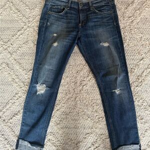 rag & bone Dre Distressed Ankle Jeans